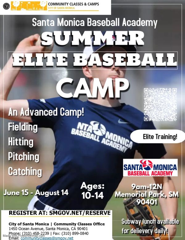 SMBA summer 2026 baseball elite camp