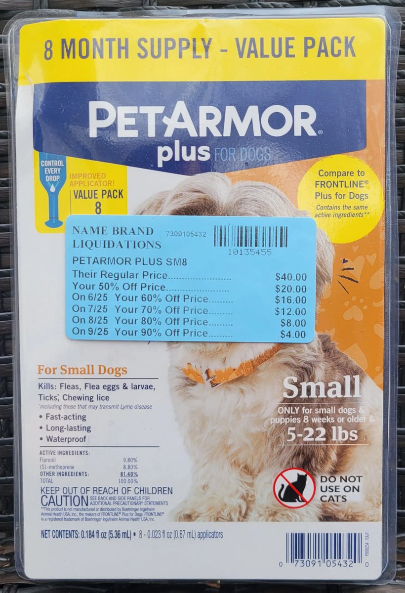 PETARMOR PLUS for Small Dogs