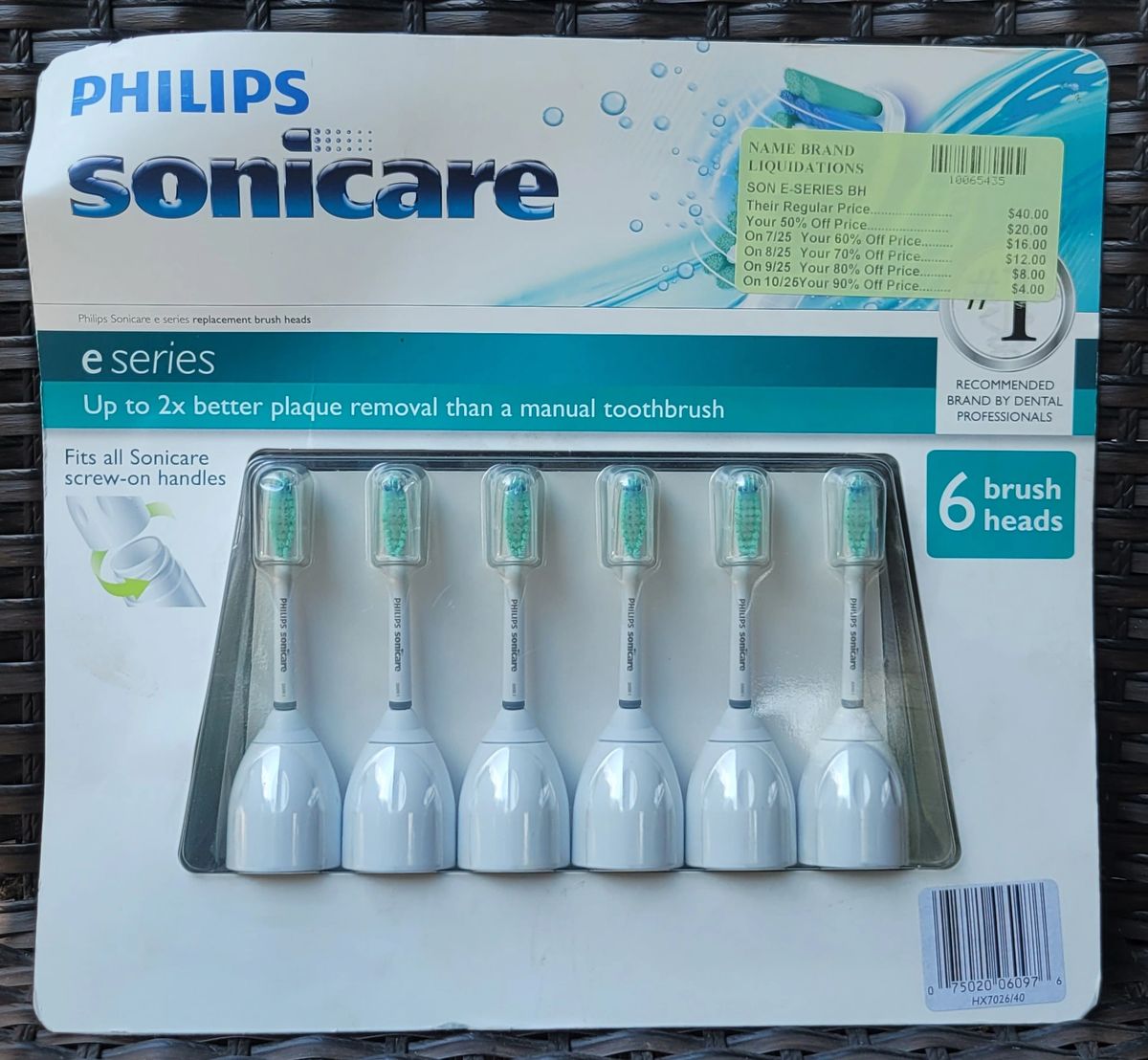 PHILIPS Sonicare E Series Replacement Brush Heads