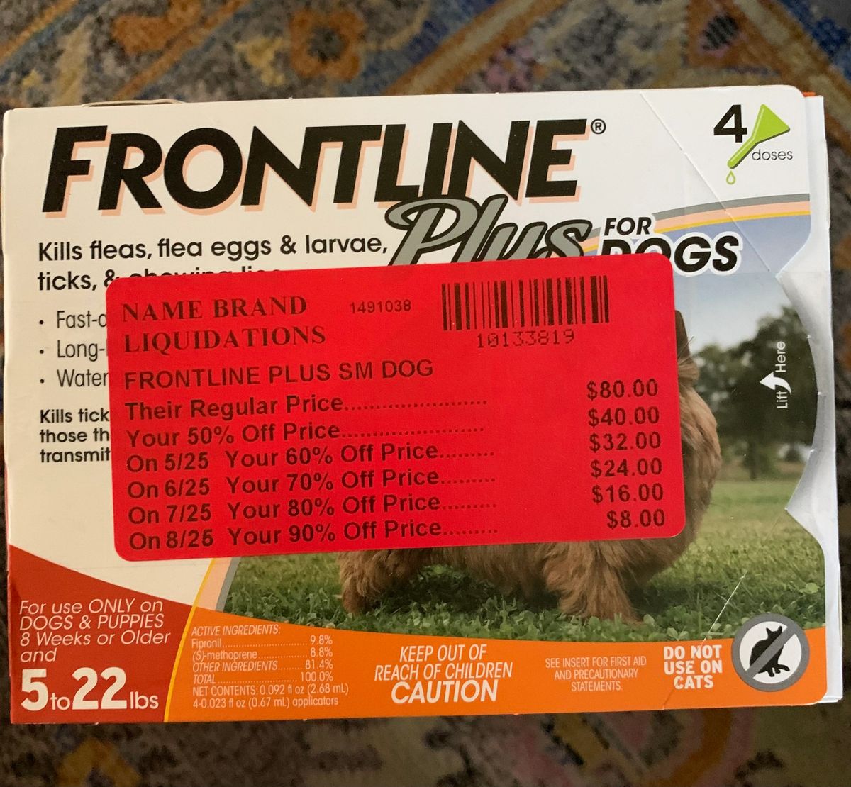 FRONTLINE Plus for Small Dogs
