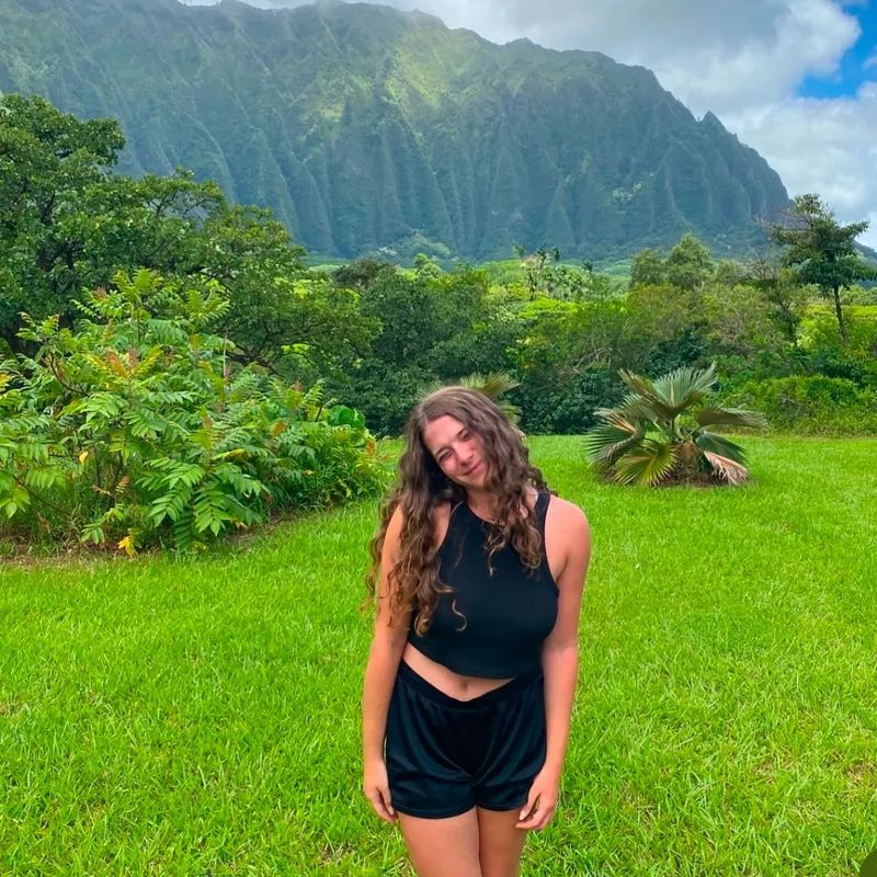 Lindsey, I-Journey co-founder, in Hawaii