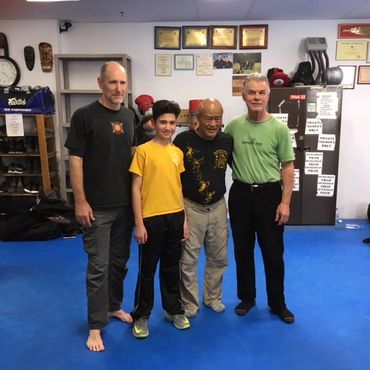 Will and I with Joel and Guru Dan Inosanto