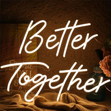 "Better Together" Sign

Rental: $20

* Pick up only unless rented with another rental