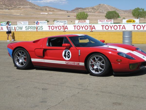 Ford GT at track