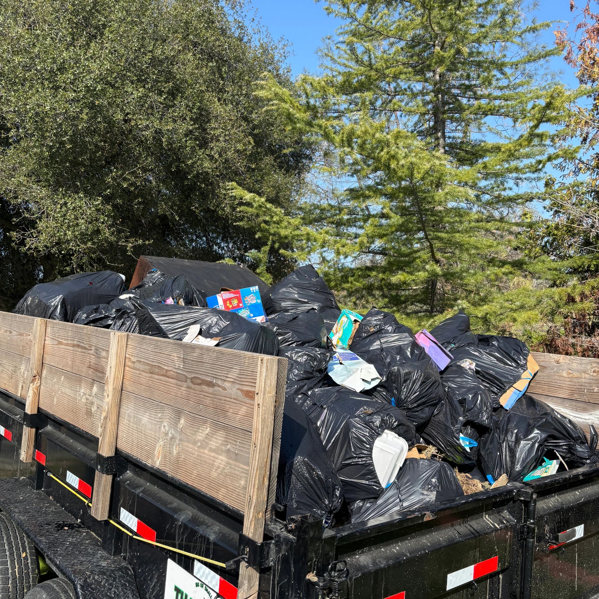 Trash bag pick up