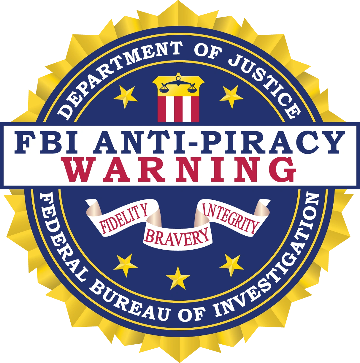 fbi anti piracy warning logo