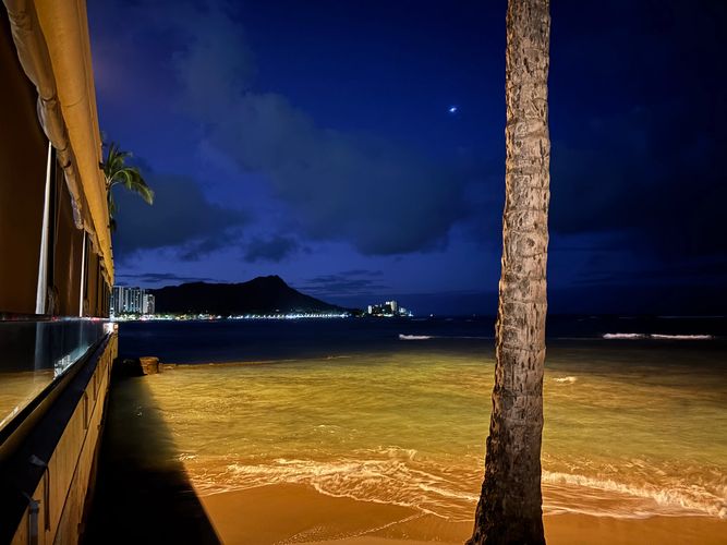 Oahu at 5 am when you have jet lag.