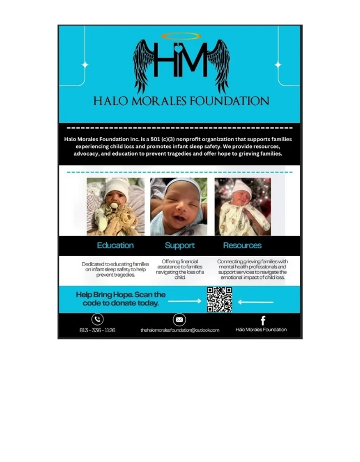 Halo Morales Foundation, Kingdom Counseling, Florida, Tampa Bay