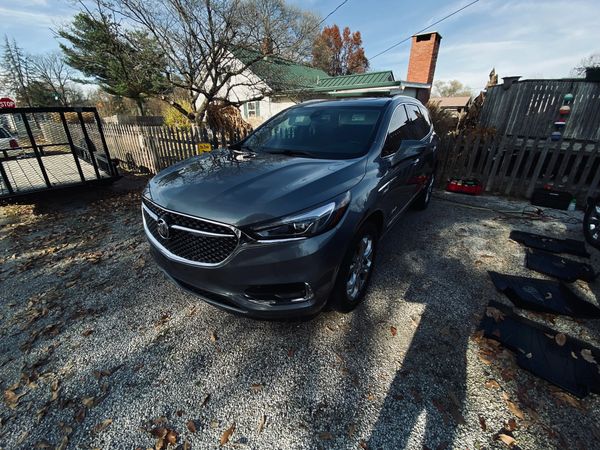 Exterior auto detail on Buick