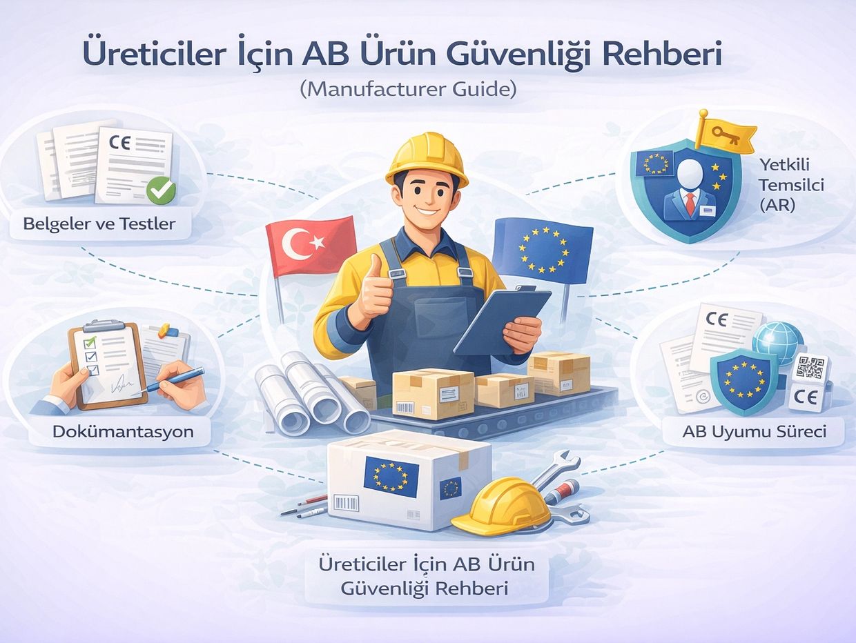Türkiye’de üretim yapan firmalar için AB’ye uyum süreci ve yetkili temsilci (AR) gerekliliği