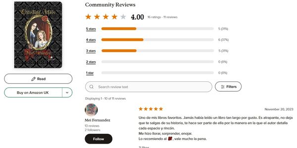 Opiniones en Goodreads