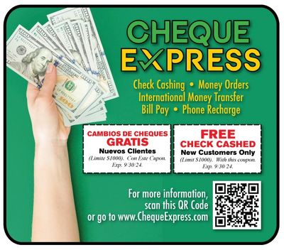 money order cheque express exclusive coupons here