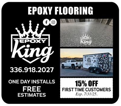 Epoxy flooring Winston Salem Epoxy King 15% off coupon exclusive