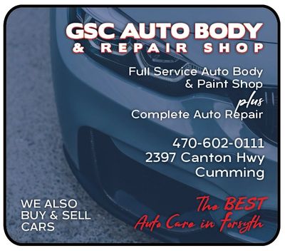 gsc and repair shop sales cumming