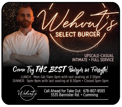 Burgers Cumming Wehunt Select exclusive coupons here