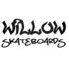 Willow Skateboards logo with stylized text.