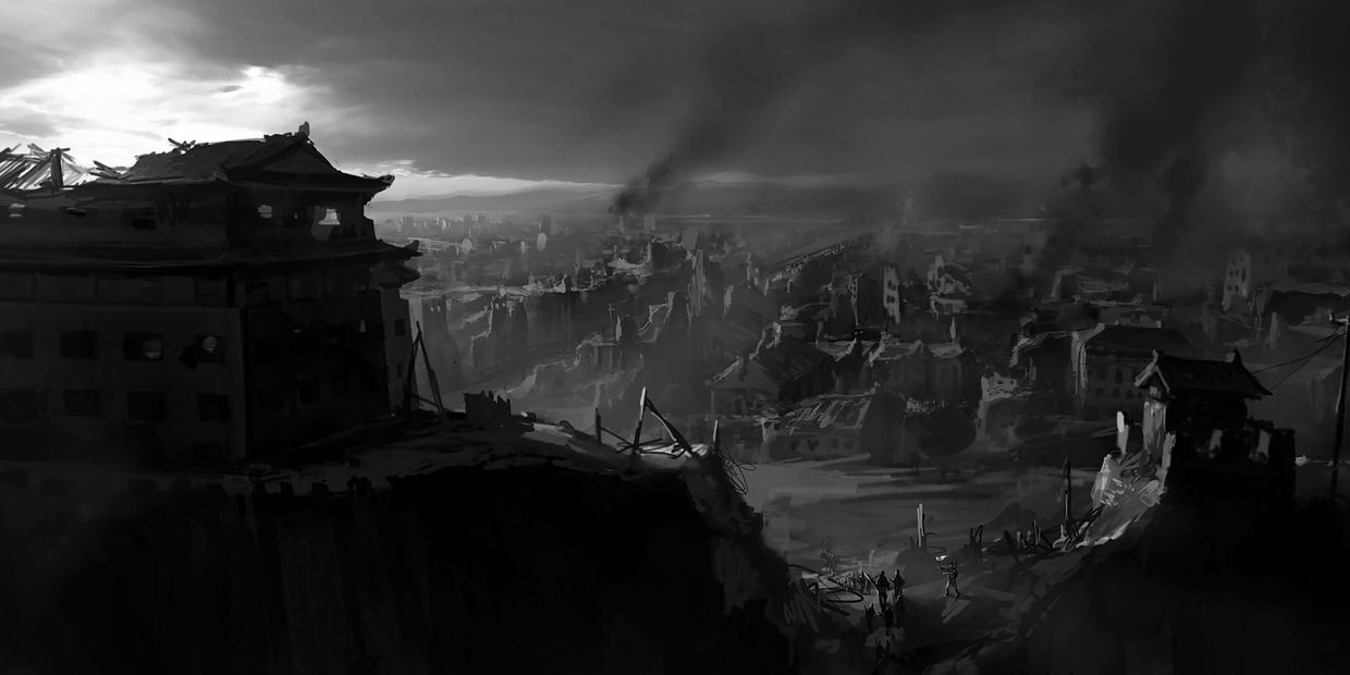 A city in ruins, the life left will not survive. Will anyone?