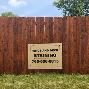 The color of this privacy fence, in Alexandria, is Pecan. It is an oil-based stain. 