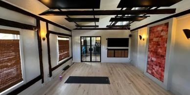 Hot yoga studio benefits from BPE energy recovery ventilator, saving energy.