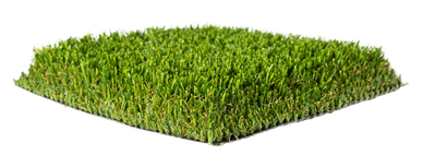 Image of a square of Freedom 98 Olive artificial lawn turf showing strong green blades of grass.