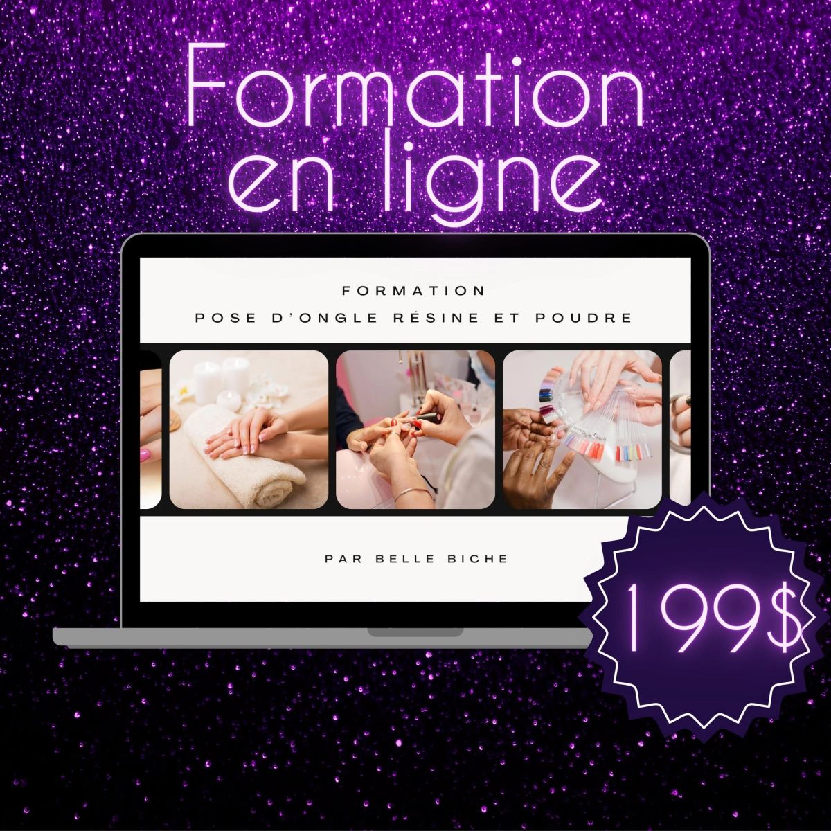 Formation en ligne - Pose d'ongles