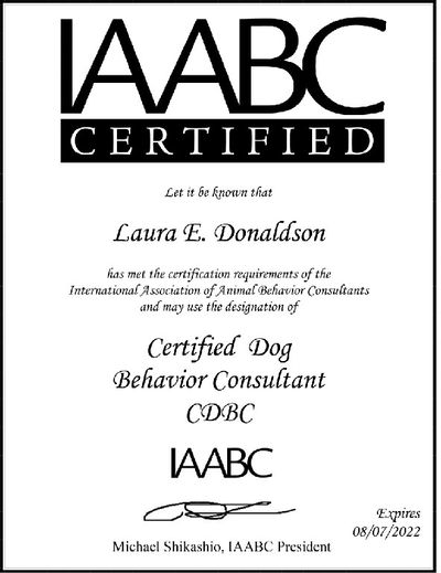 Certified sales dog behaviorist