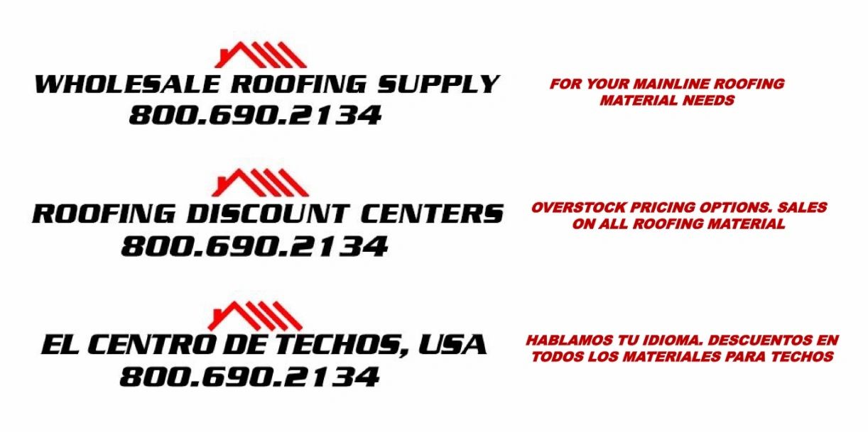 Discount roofing supplies near me