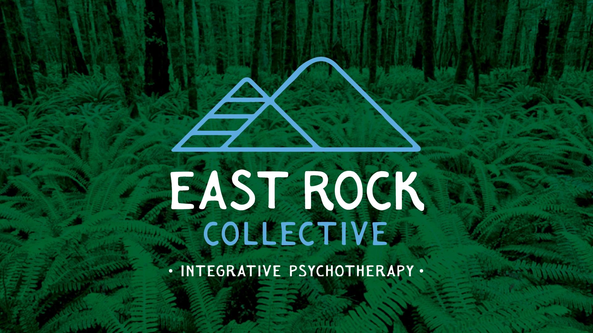 Logo for East Rock Collective, offering integrative psychotherapy.