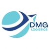 DMG Logistics company logo with blue and teal swoosh design.