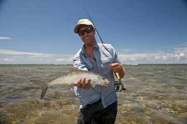 elusive Hawaiian bonefish fly fishing catch and release