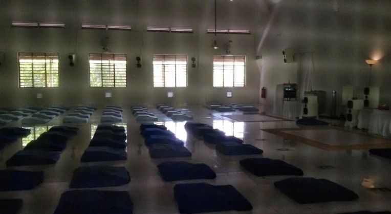 The meditation hall