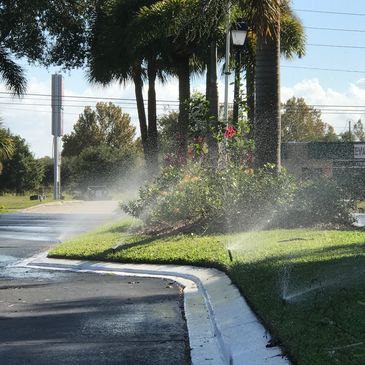 Irrigation inspection. 