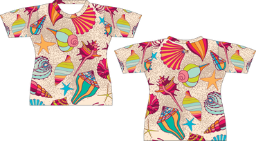 Sand + Sea Shells Sublimated Shirt