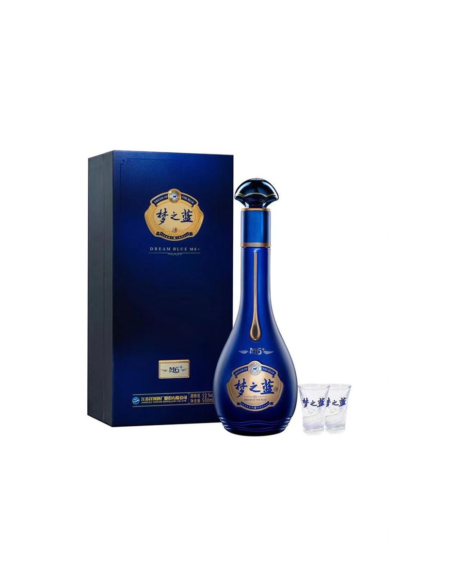 夢之藍 DREAM BLUE M6+ 500ml 52% 白酒 梦之蓝M6+ - Yanghe Mengzhilan M6+ - Dream Blue M6+ 52% ABV 500ml