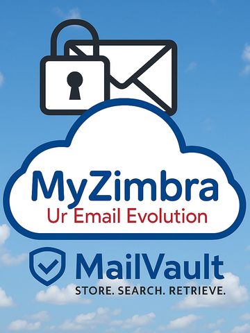 Business email hosting solution with My Zimbra + MailVault Cloud