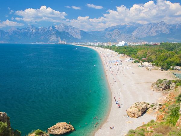 Konyaaltı beach, Antalya, Turkey 
