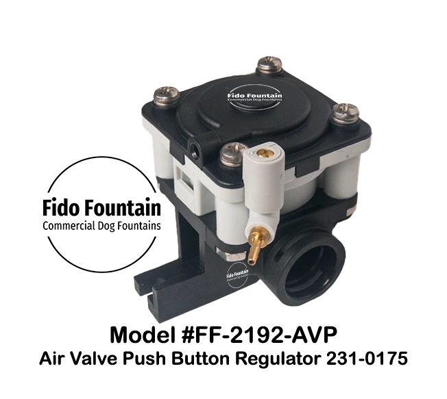 FF-2192-AVP- Fido Fountain Air Valve Push Button Regulator 231-0175