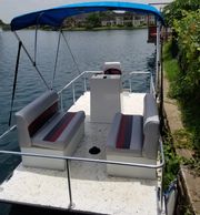 used electric pontoon boat for sale