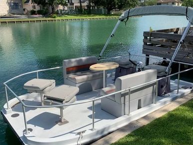 used electric pontoon boat for sale