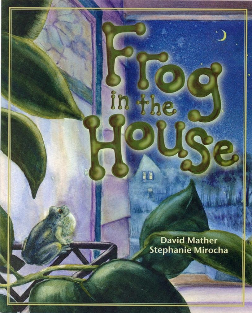 Frog in the House tells the sweet story of a gray tree frog and has an environmental message. 