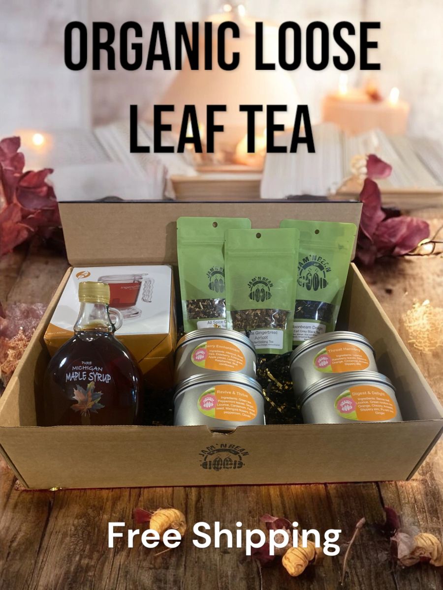 Seasonal Teas & Tea Brewer Gift Box from Jam’nBean Coffee & Tea Company