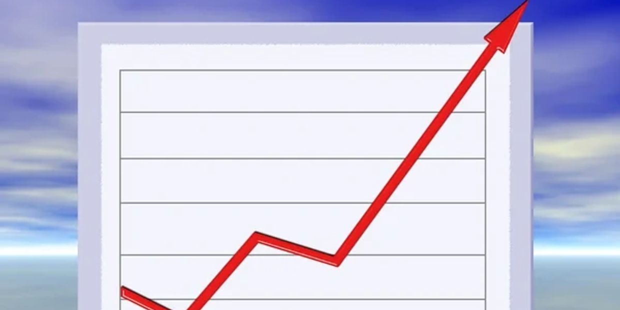 Chart indicating an upward trajectory which indicates success
