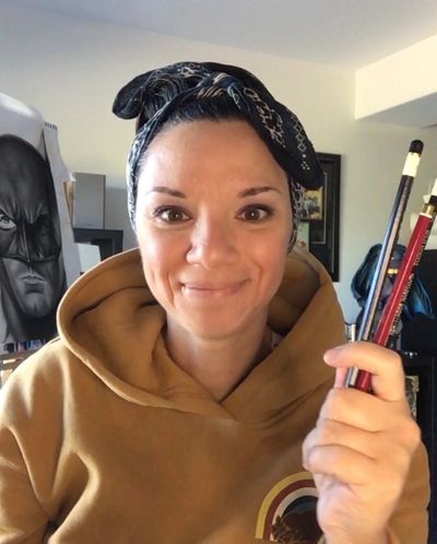 portrait artist, Jessica archer artworks with her drawing tips art blog the drawing artist. 