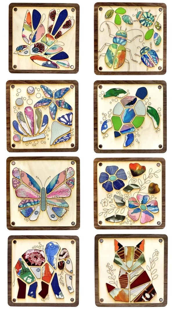 Fabric & Wood Art Kit