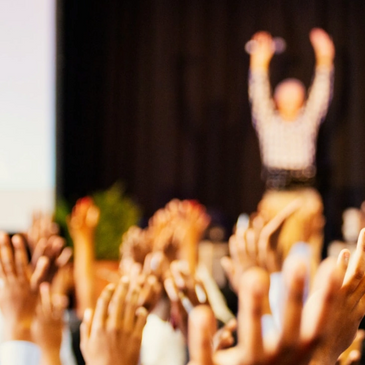 A group of excited recruitment employees of Meta Transformation Consulting Facebook Rebrand