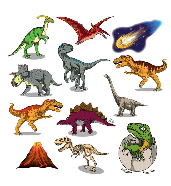 dinosaur cutouts