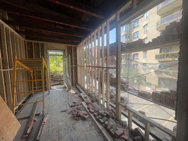 Westmount Montréal mur de brique