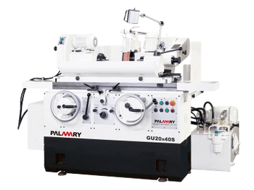 A white Palmary GU20x40S cylindrical grinding machine.