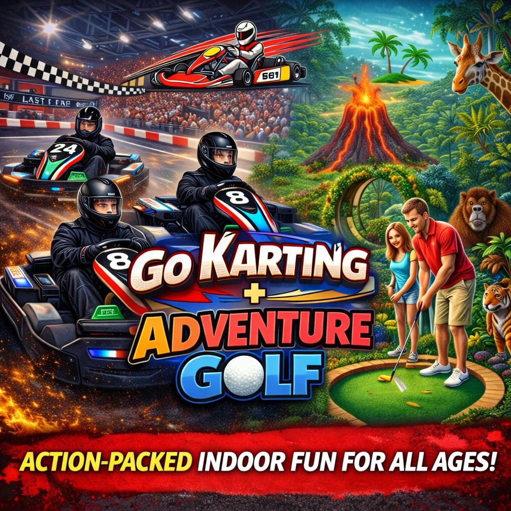 Go Karting + Adventure Golf package - JDR Karting & Ocean Island Adventure Golf - Gloucester