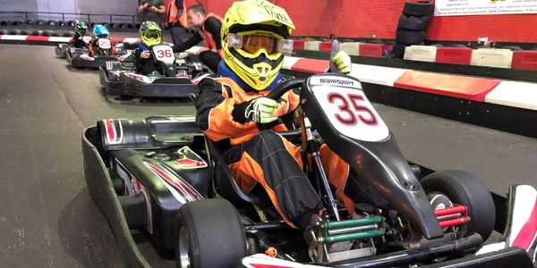 Karting for children in petrol cadet karts not far from Worcester 